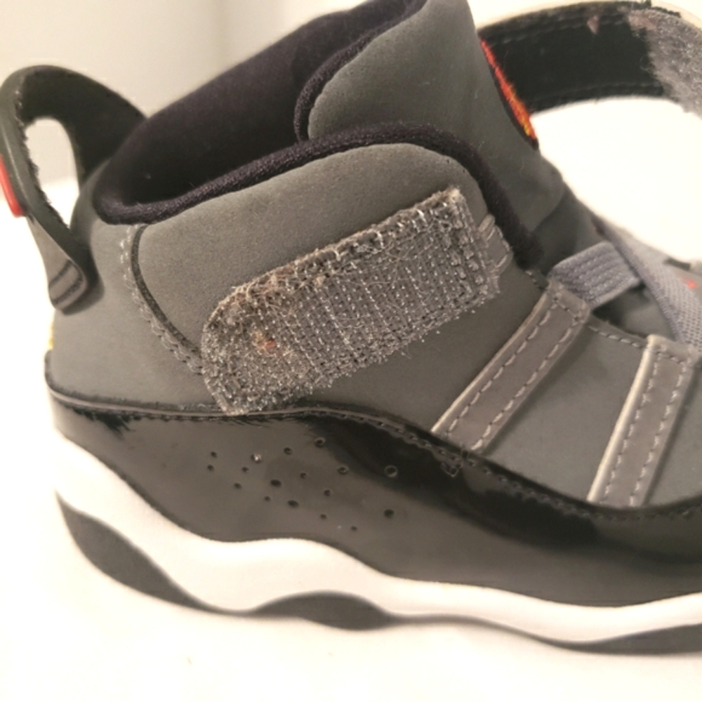 Jordan 6 Rings Toddler Size 7C Light Graphite, Black, White - Picture 7 of 15